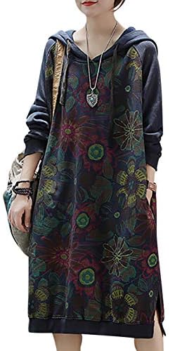Casual Loose Hooded Sweatshirts Jacket Fleece Lined Warm Ou…